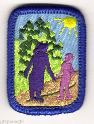 Generations Hand in Hand, Retired Navy Cadette Girl Scout Interest Project Patch (IPP) Badge