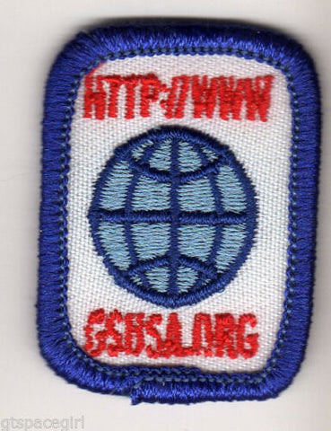 Exploring the Net, Retired Navy Cadette Girl Scout Interest Project Patch (IPP) Badge