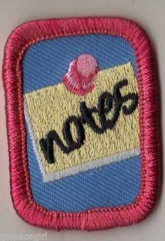 Write Now, Retired Studio 2B Cadette Girl Scout Interest Project Patch (IPP) Badge
