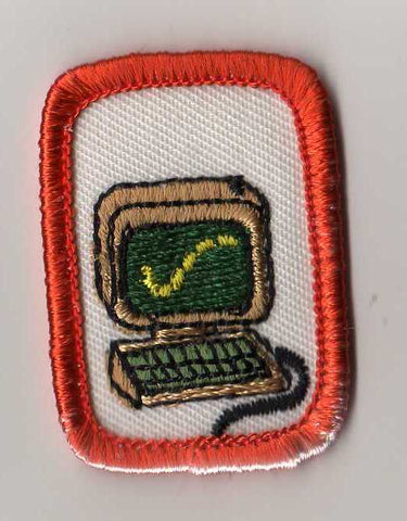 Computers, Retired WTE Cadette Girl Scout Interest Project Patch (IPP) Badge