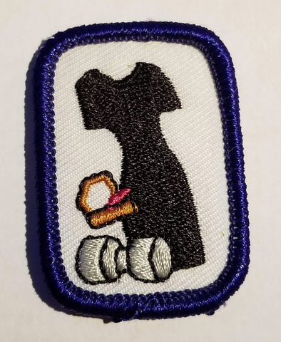 Fashion Fitness and Makeup, Retired Navy Cadette Girl Scout Interest Project Patch (IPP) Badge