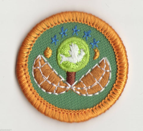 Dabbler, Outdoors, Retired WTE Junior Girl Scout Badge
