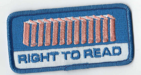 Right to Read, Contemporary Issue, Girl Scout Program Patch