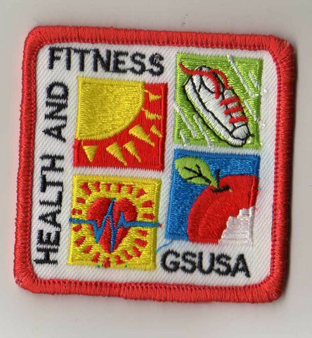 Health & Fitness, Contemporary Issue, Girl Scout Program Patch