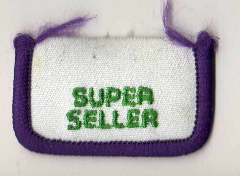 1987, Hometown Parade, Super Seller Rocker, Girl Scout Cookie Sale Patch
