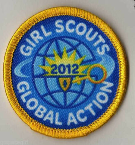 Global Action, 2012, Key, Girl Scout Badge