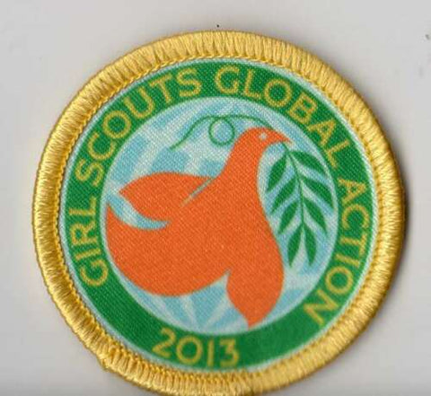 Global Action, 2013, Dove, Girl Scout Badge