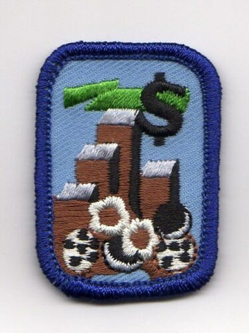 Cookies and Dough, Retired Navy Cadette Girl Scout Interest Project Patch (IPP) Badge