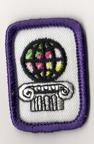 Dabbler, Arts, Retired WTE Cadette Girl Scout Interest Project Patch (IPP) Badge