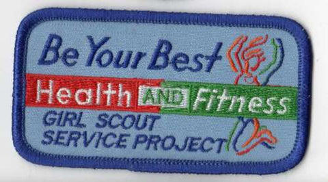 Be Your Best! Health & Fitness, Contemporary Issue, Girl Scout Program Patch