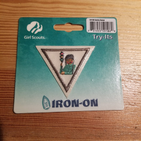 Safety Sense, Retired Brownie Girl Scout Badge