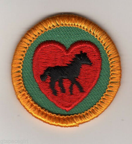 Horse Lover, Retired WTE Junior Girl Scout Badge