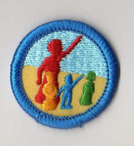 Now and Then Stories, Retired WTE Junior Girl Scout Badge