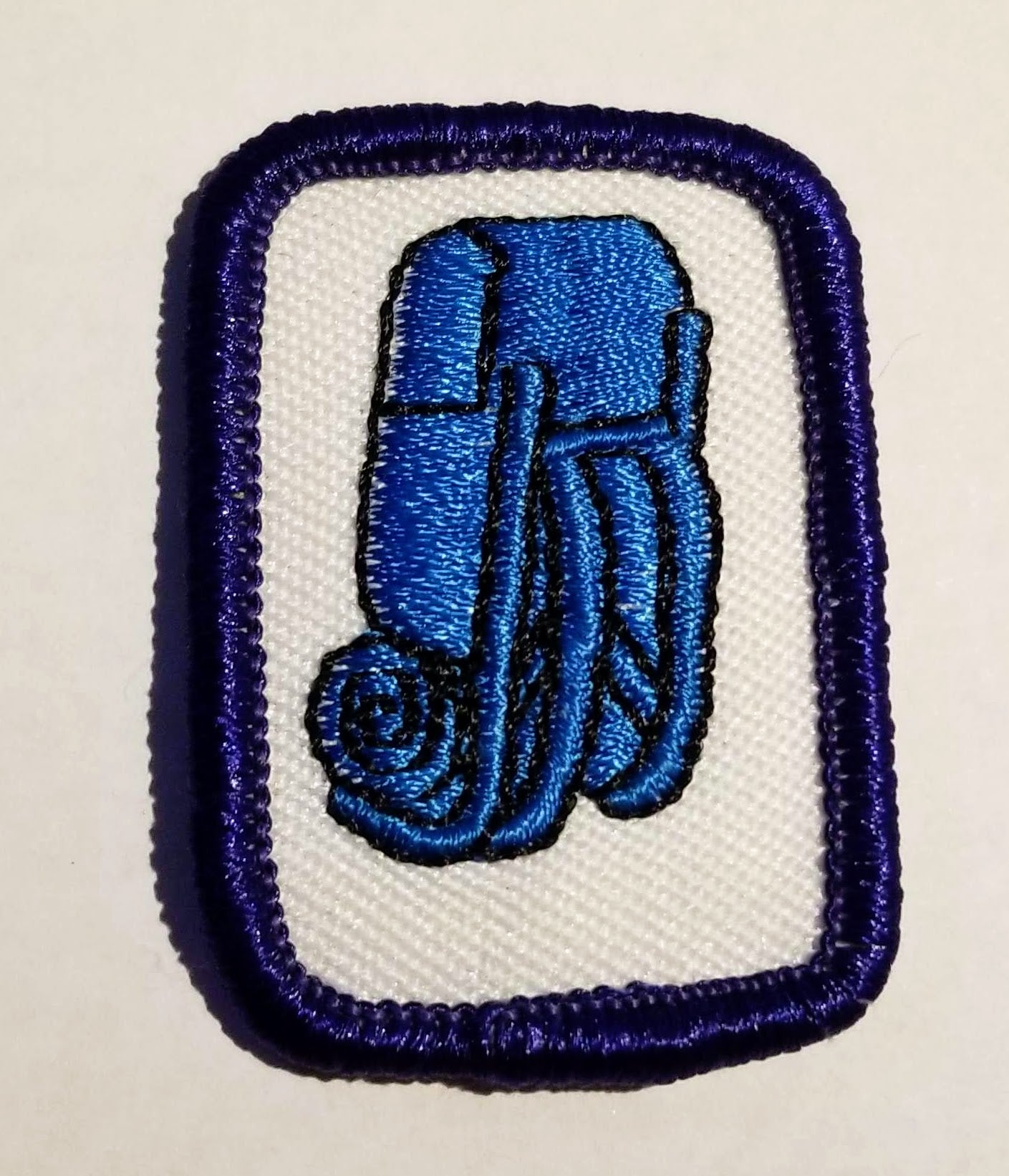 Backpacking, Retired Navy Cadette Girl Scout Interest Project Patch (IPP) Badge