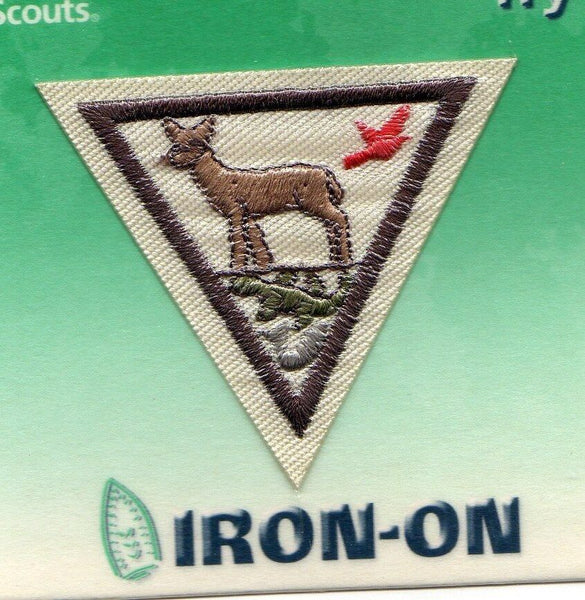 NIP Retired Brownie Girl Scouts Try Its Iron On Badge Patch