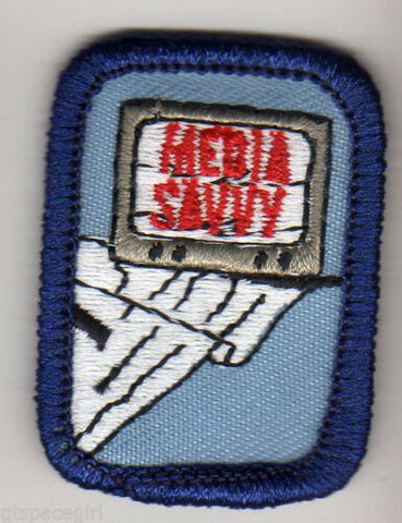 Media Savvy, Retired Navy Cadette Girl Scout Interest Project Patch (IPP) Badge