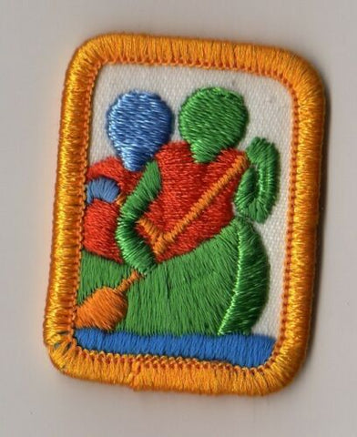 Paddle Poll & Roll, (Canoeing) Retired WTE Cadette Girl Scout Interest Project Patch (IPP) Badge